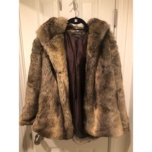 Zara faux fur jacket